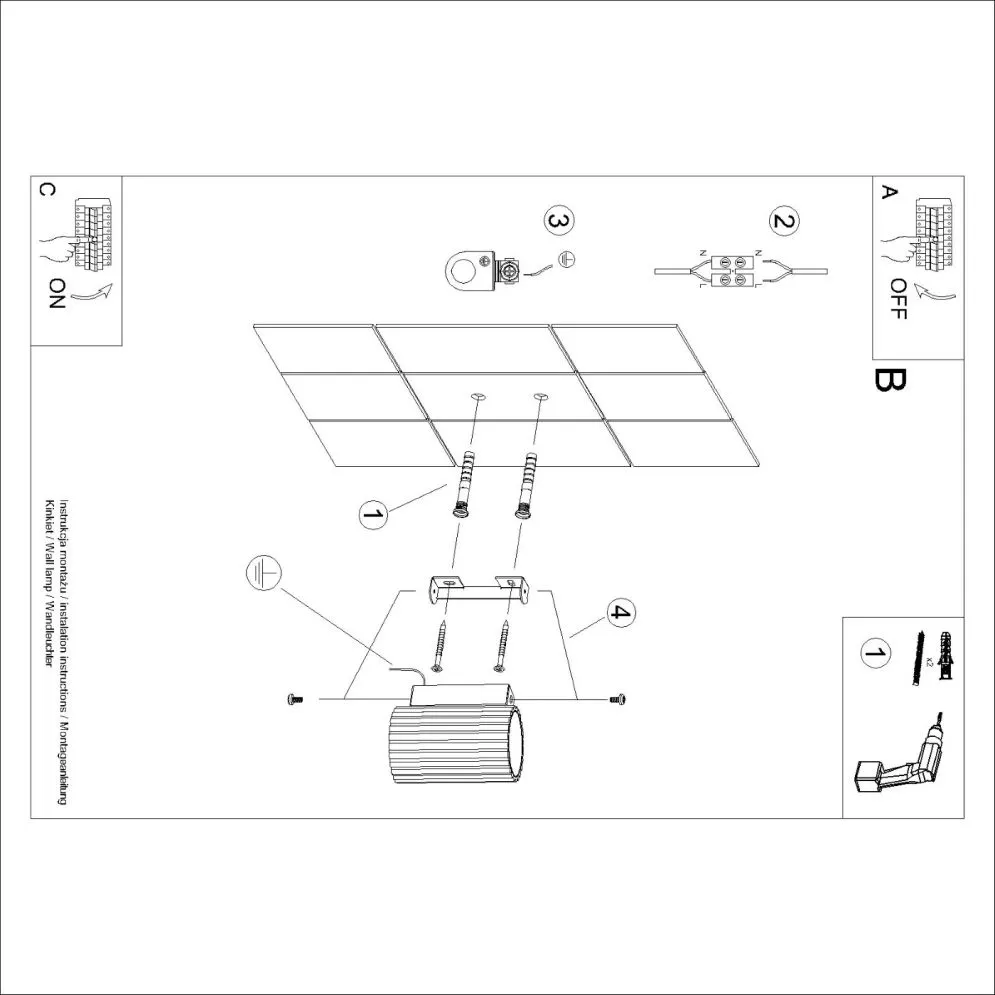 Kinkiet KARBON 10 beżowy | sklep MIRAT kolekcja karbon