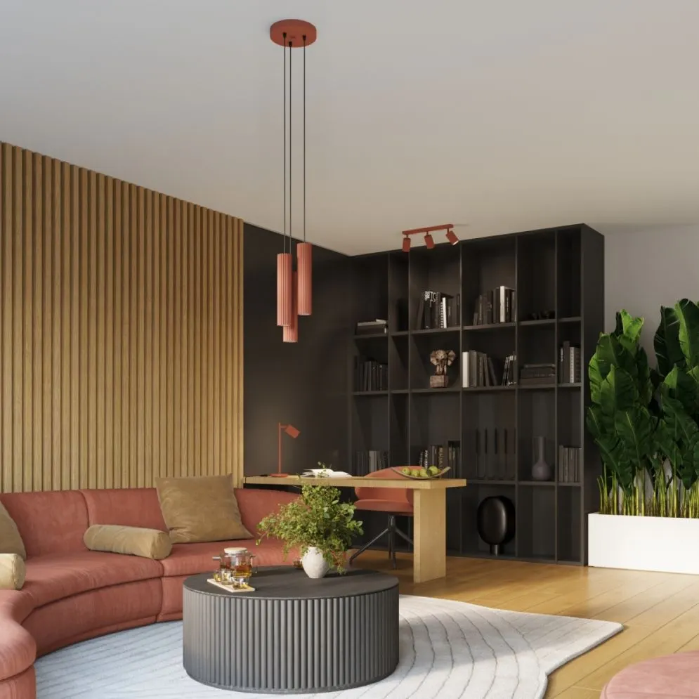 Kinkiet KARBON 10 ochra czerwona | sklep MIRAT kolekcja karbon