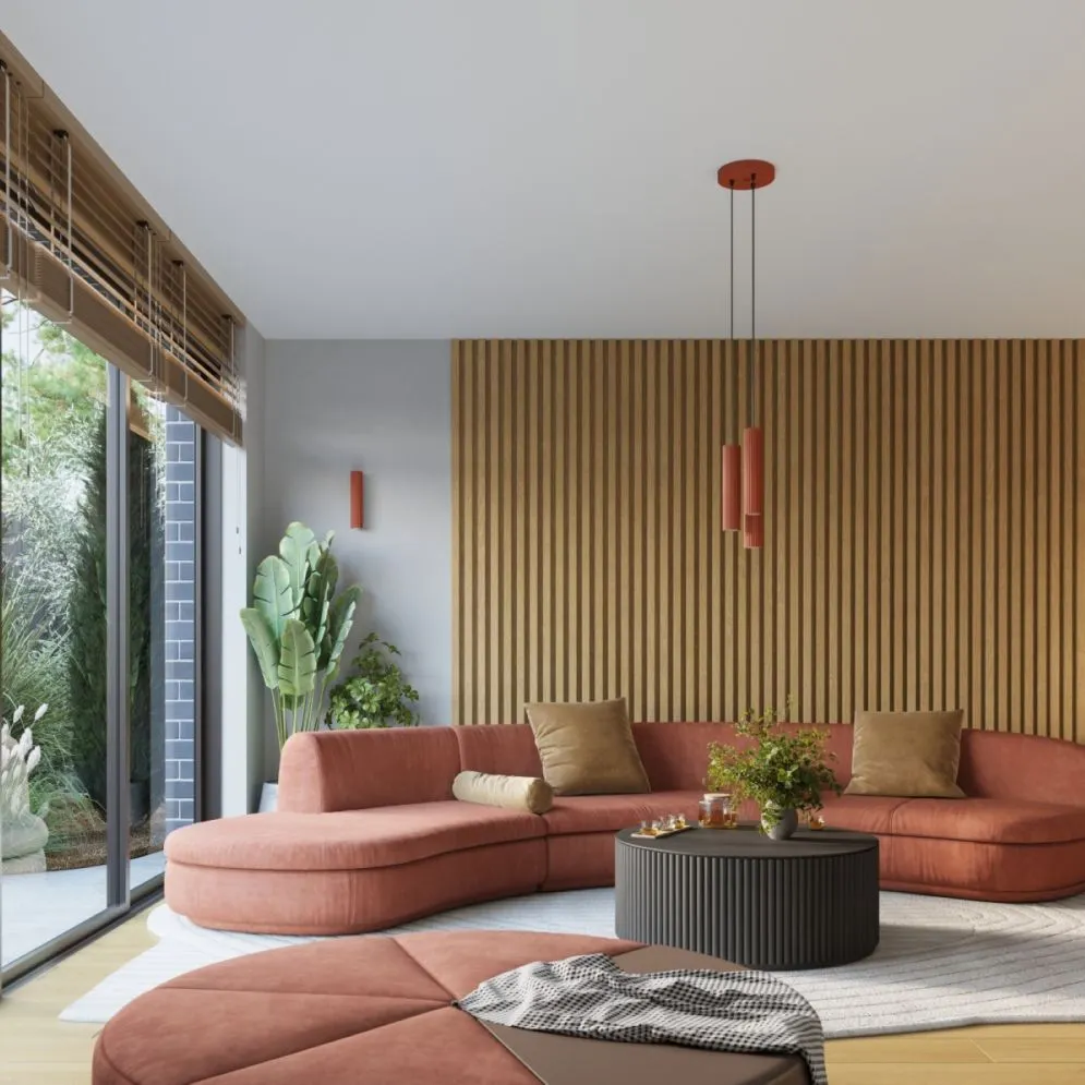 Kinkiet KARBON 20 ochra czerwona | sklep MIRAT kolekcja karbon