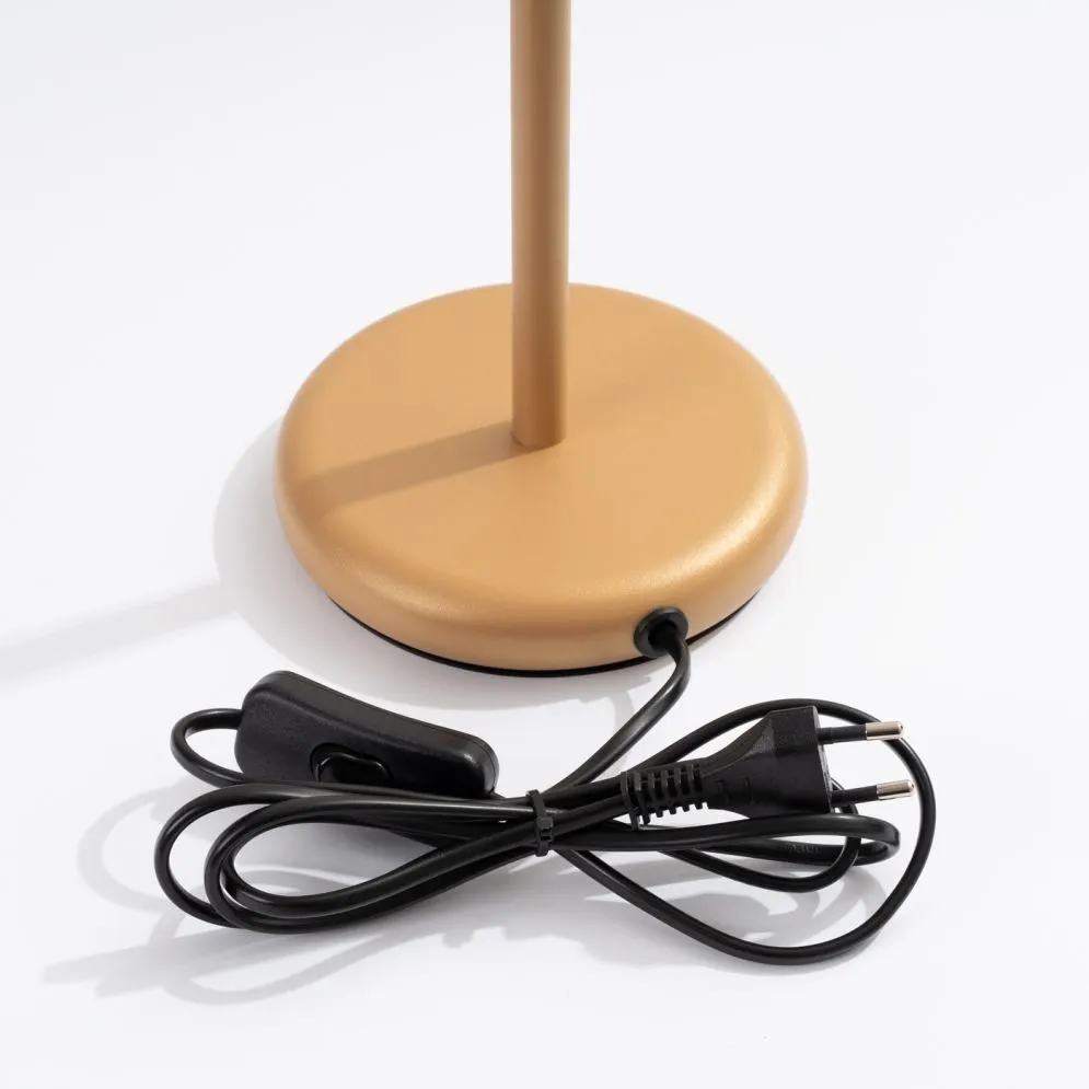 Lampa biurkowa KARBON złota | sklep MIRAT  kolekcja karbon