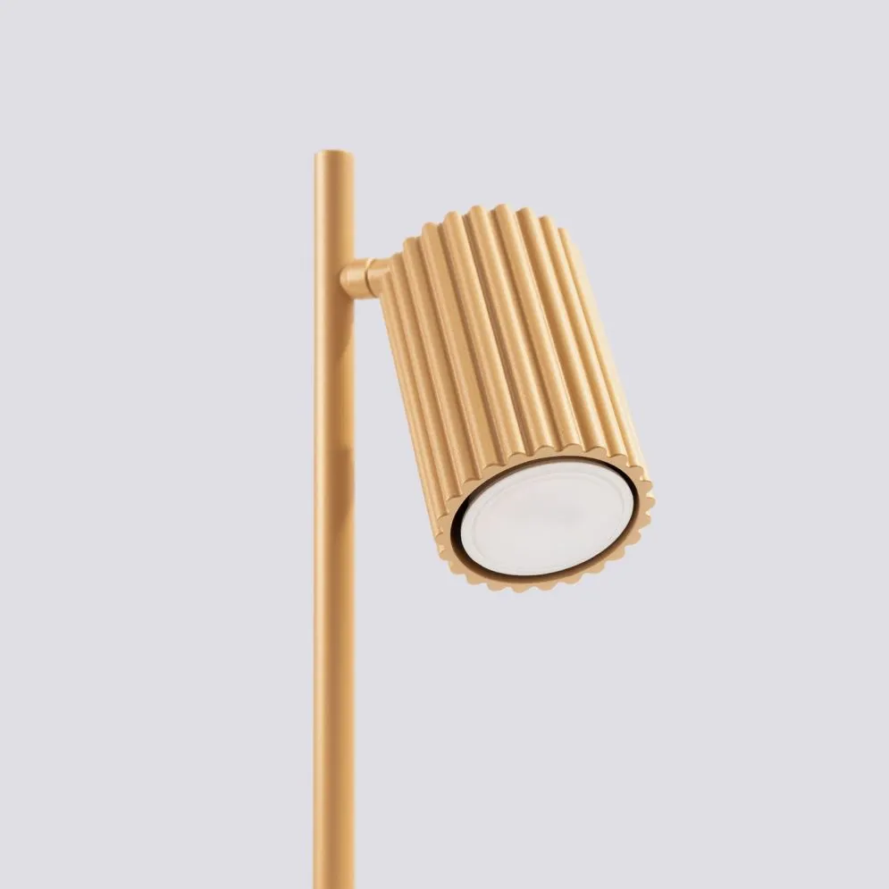 Lampa biurkowa KARBON złota | sklep MIRAT  kolekcja karbon