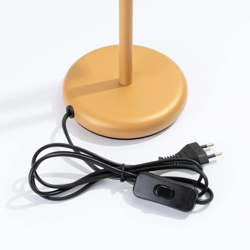 Lampa biurkowa PASTELO złota | sklep MIRAT  kolekcja pastelo