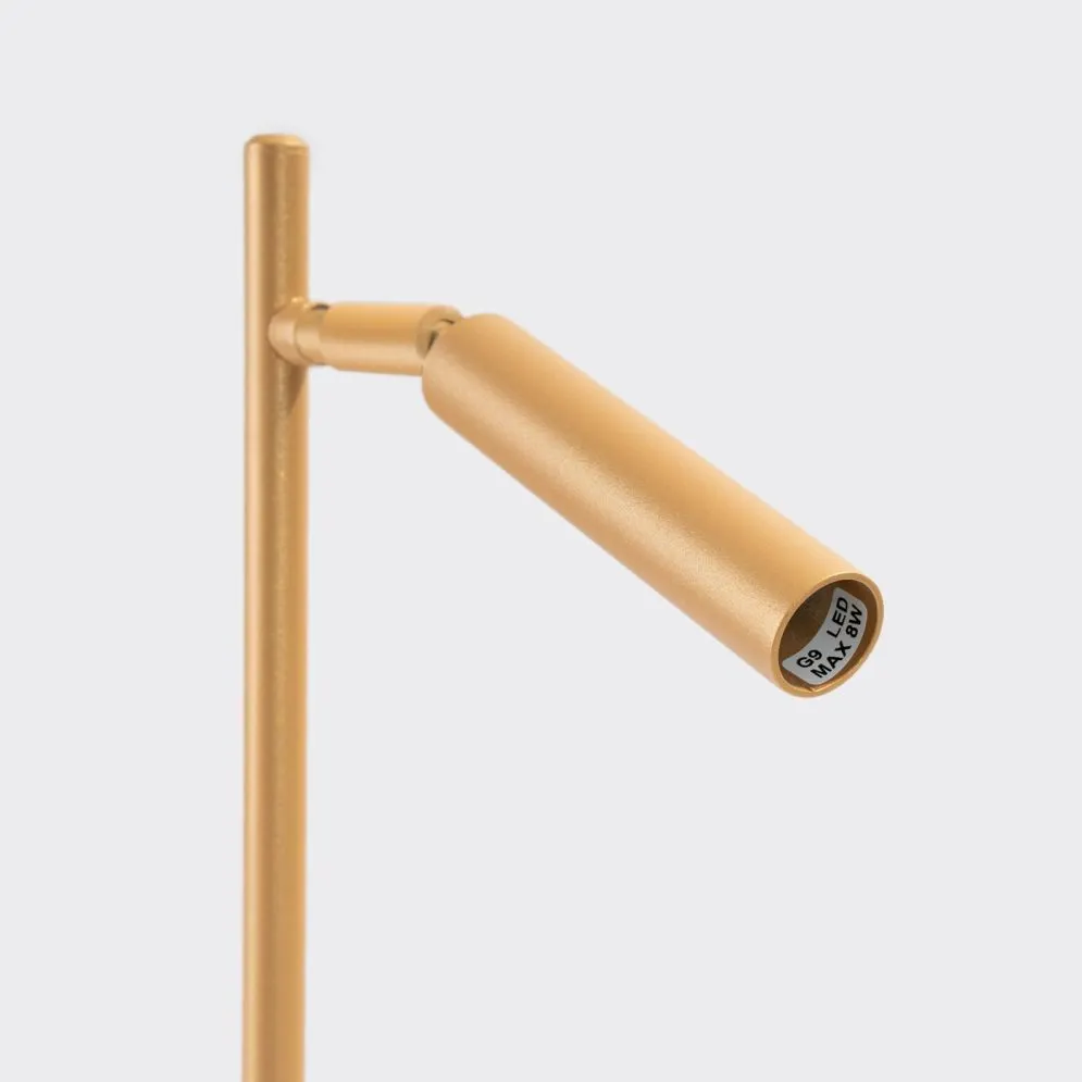 Lampa biurkowa PASTELO złota | sklep MIRAT  kolekcja pastelo