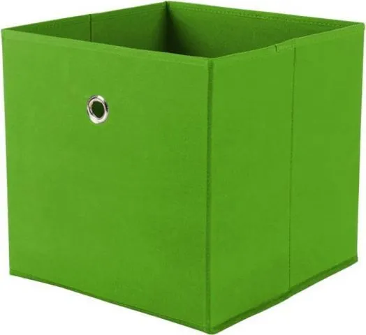 Zielony pojemnik składany z tkaniny WINNY