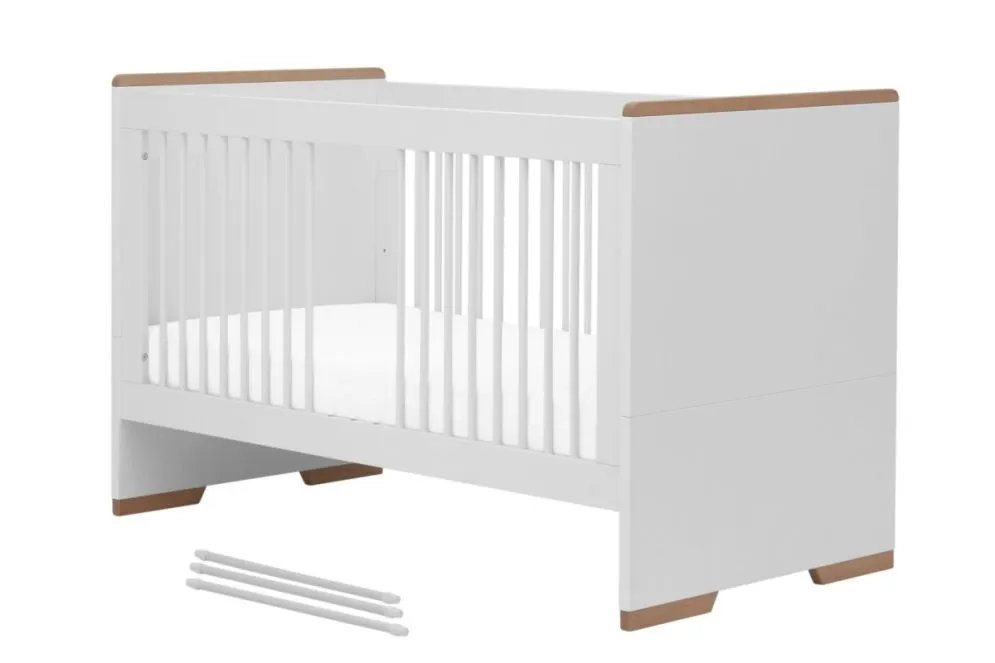 Łóżeczko tapczanik SNAP 140x70-biały PINIO | MIRAT. styl SKANDYNAWSKI kolekcja SNAP