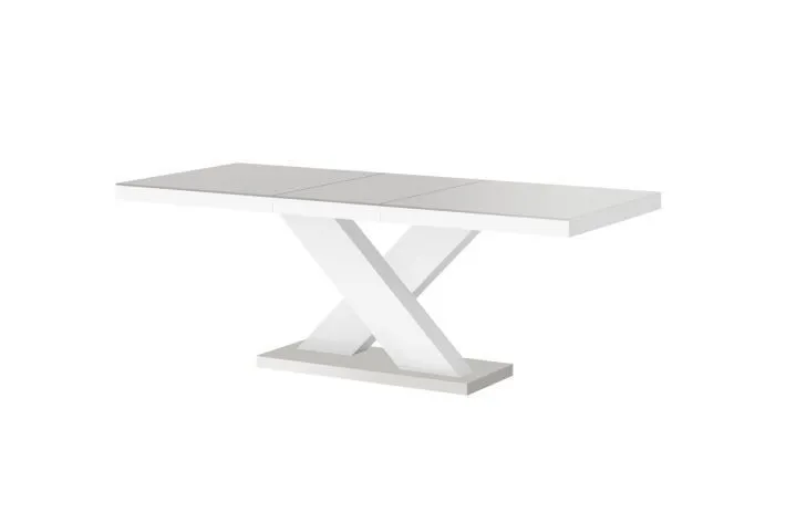 Jasno szara/biała ława nowoczesna do salonu XENON MINI MAT