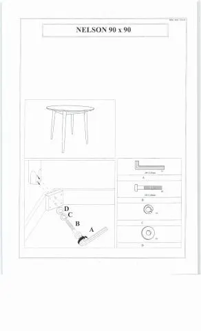 Instrukcja montażu stołu NELSON