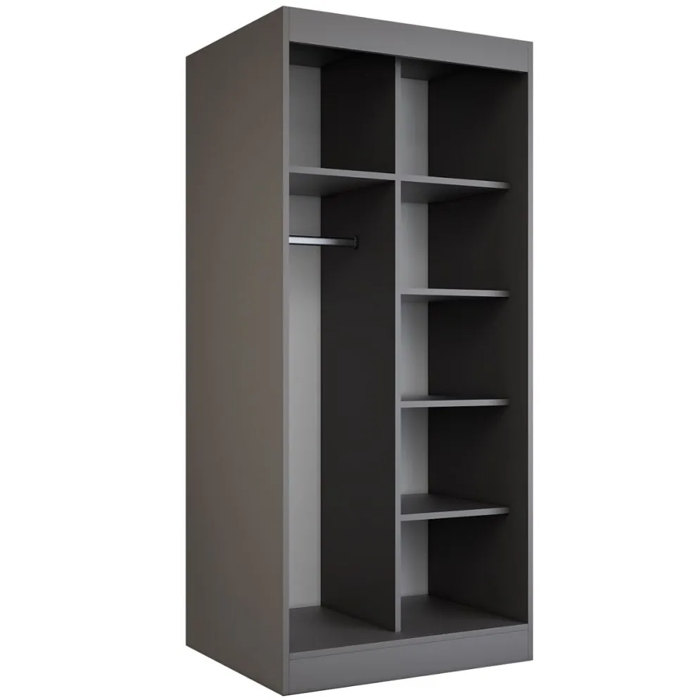 Korpus szafy MODUO COMFORT 90 antracyt do garderoby | MIRAT. kolekcja MODUO COMFORT