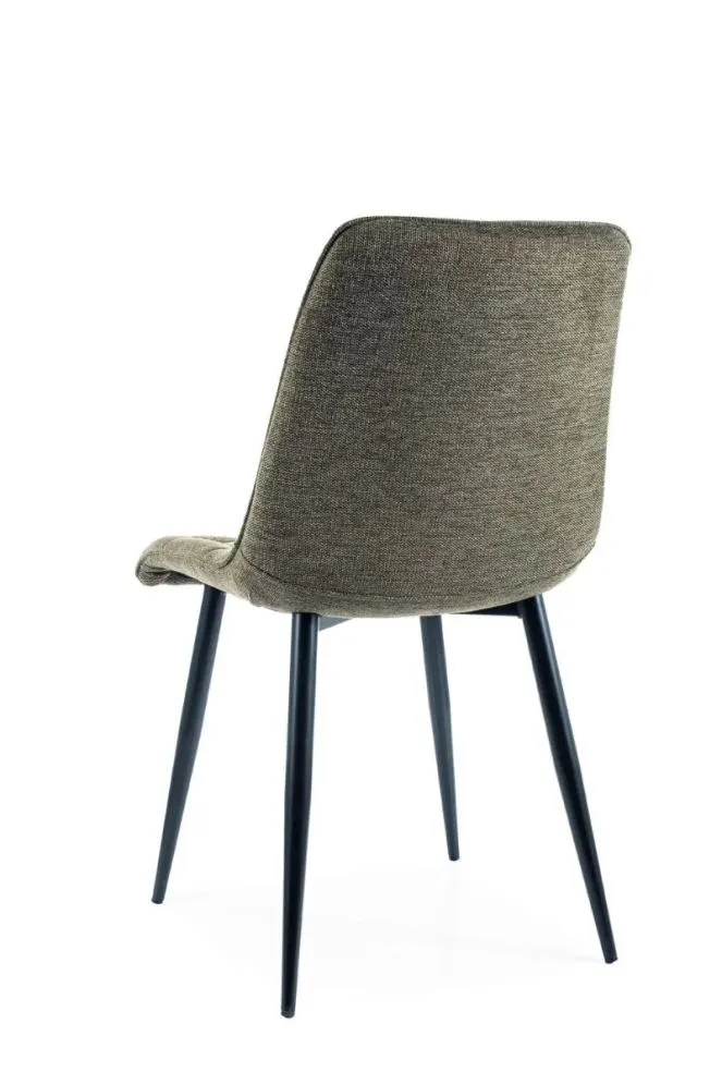 Designerskie krzesło do jadalni CHIC BREGO oliwkowe | MIRAT