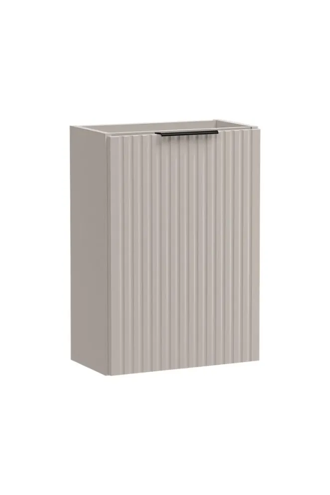 Szafka pod umywalkę ADEL CASHMERE 82-40-1D 40cm kaszmirowa ryflowany front I sklep meblowy MIRAT. styl GLAMOUR, RYFLOWANY kolekcja ADEL