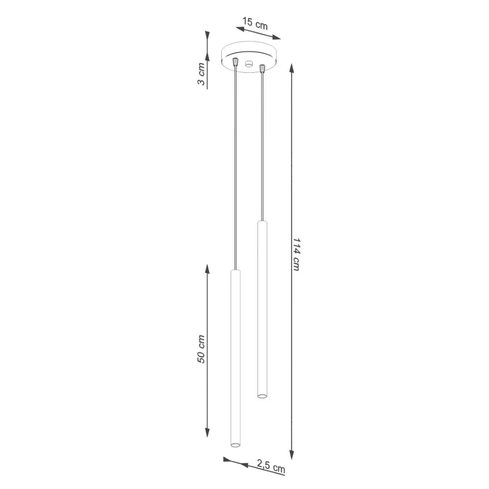Lampa wisząca PASTELO 2 ochra czerwona | sklep MIRAT  kolekcja pastelo
