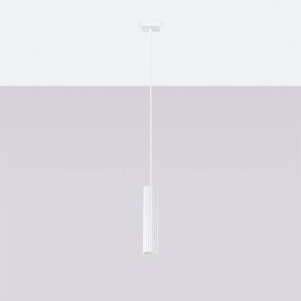 Lampa wisząca KARBON 1 biały | sklep MIRAT kolekcja karbon