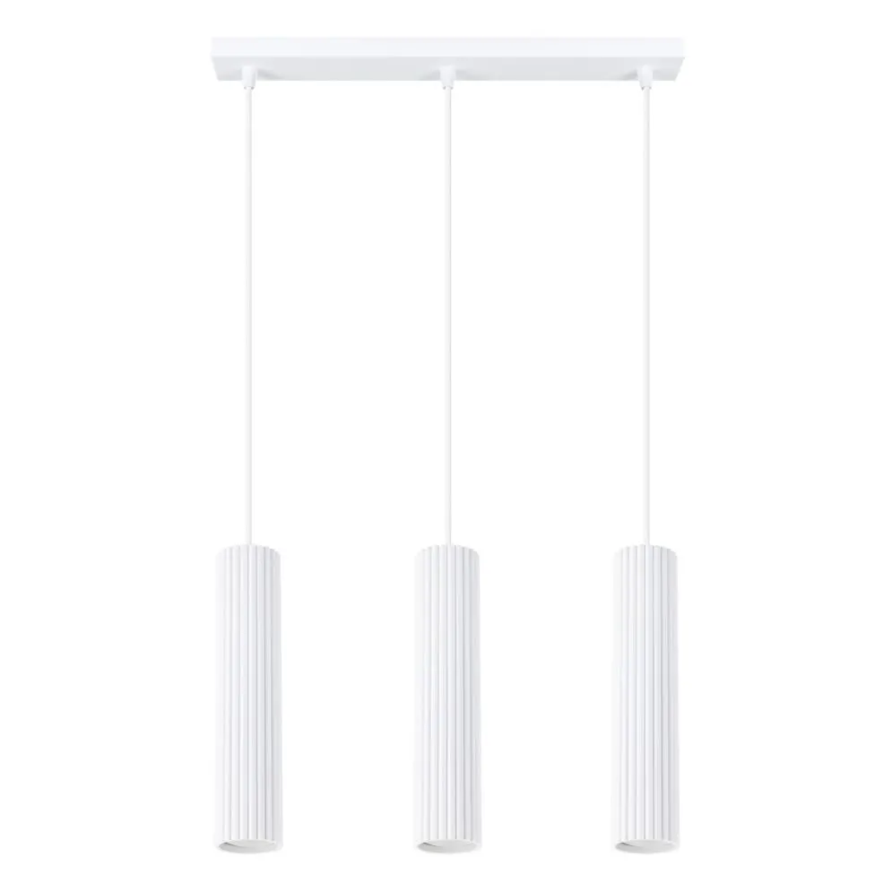 Lampa wisząca KARBON 3L biały | sklep MIRAT kolekcja karbon