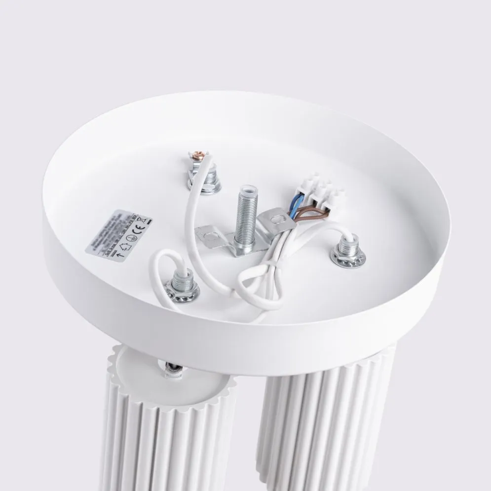 Plafon KARBON 3P biały | sklep MIRAT  kolekcja karbon