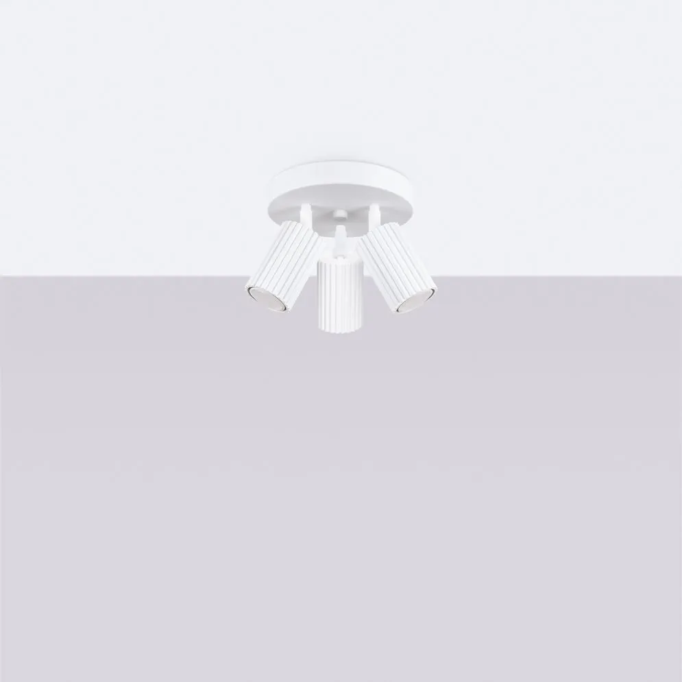 Plafon KARBON 3P biały | sklep MIRAT  kolekcja karbon