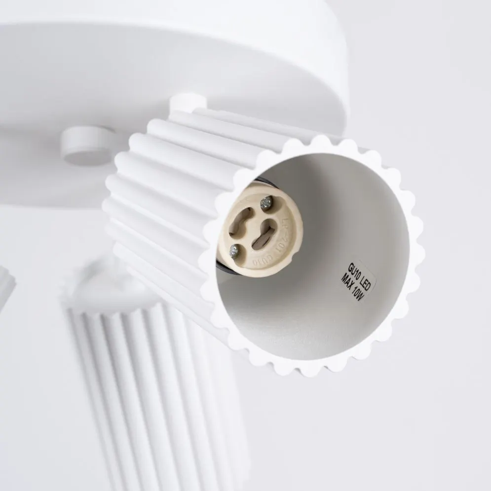 Plafon KARBON 3P biały | sklep MIRAT  kolekcja karbon