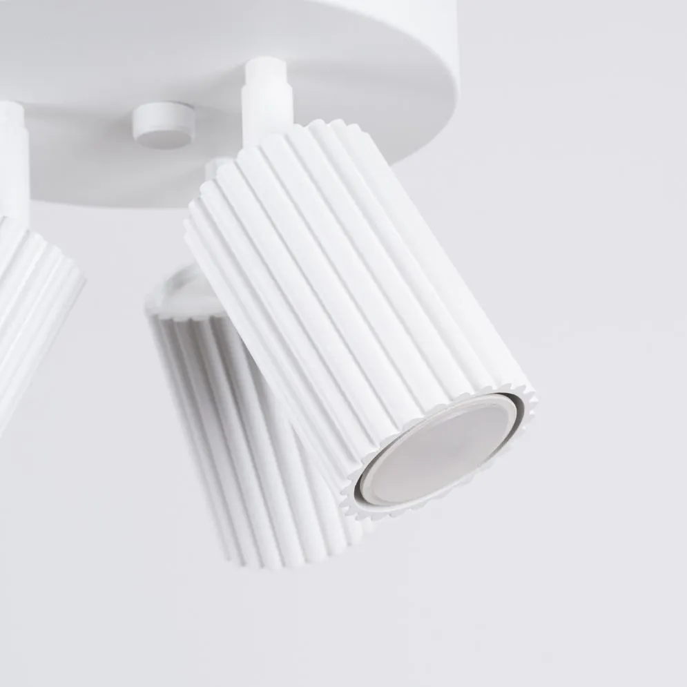 Plafon KARBON 3P biały | sklep MIRAT  kolekcja karbon