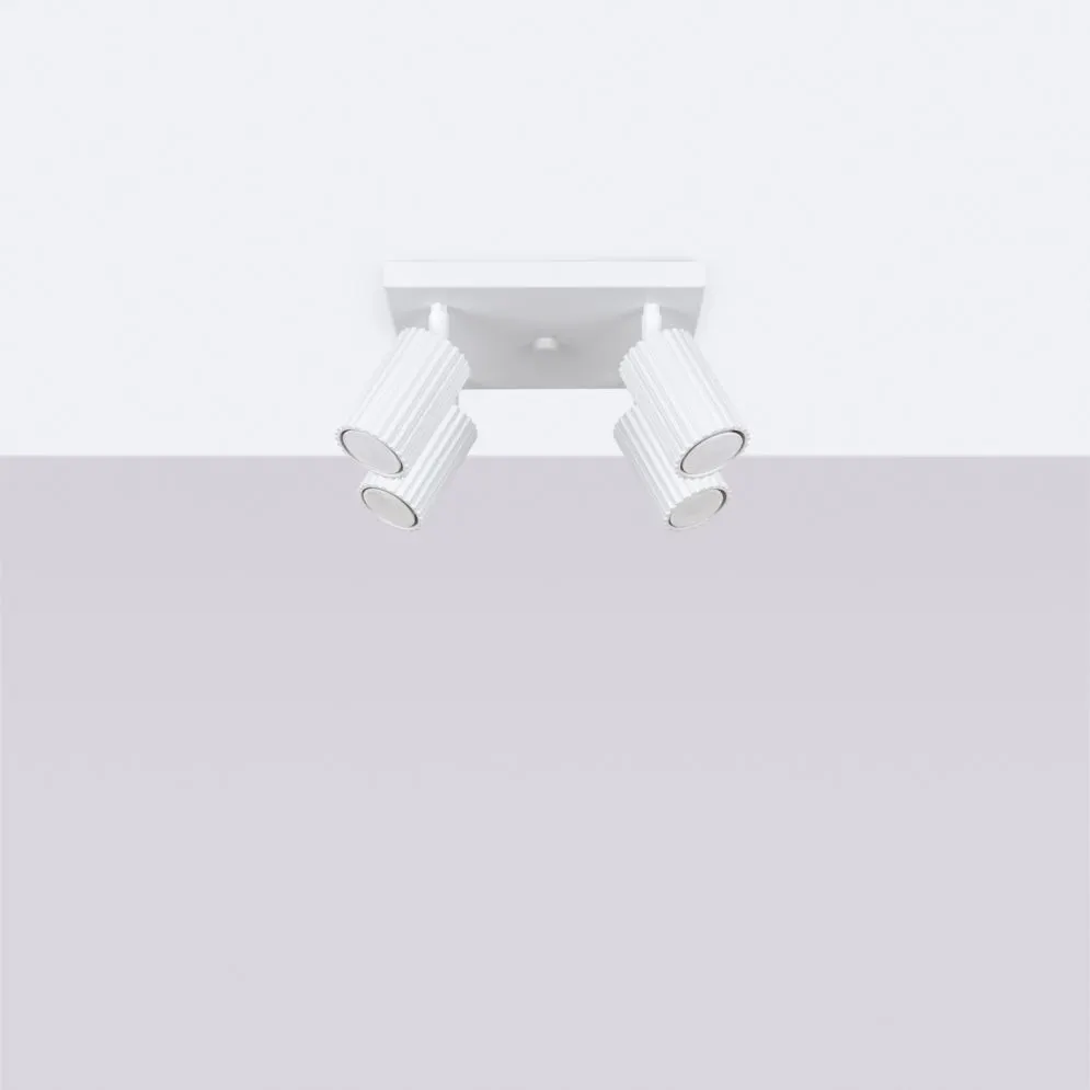 Plafon KARBON 4 biały | sklep MIRAT kolekcja karbon