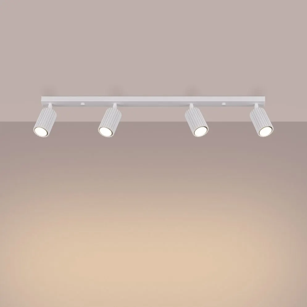 Plafon KARBON 4L biały | sklep MIRAT  kolekcja karbon