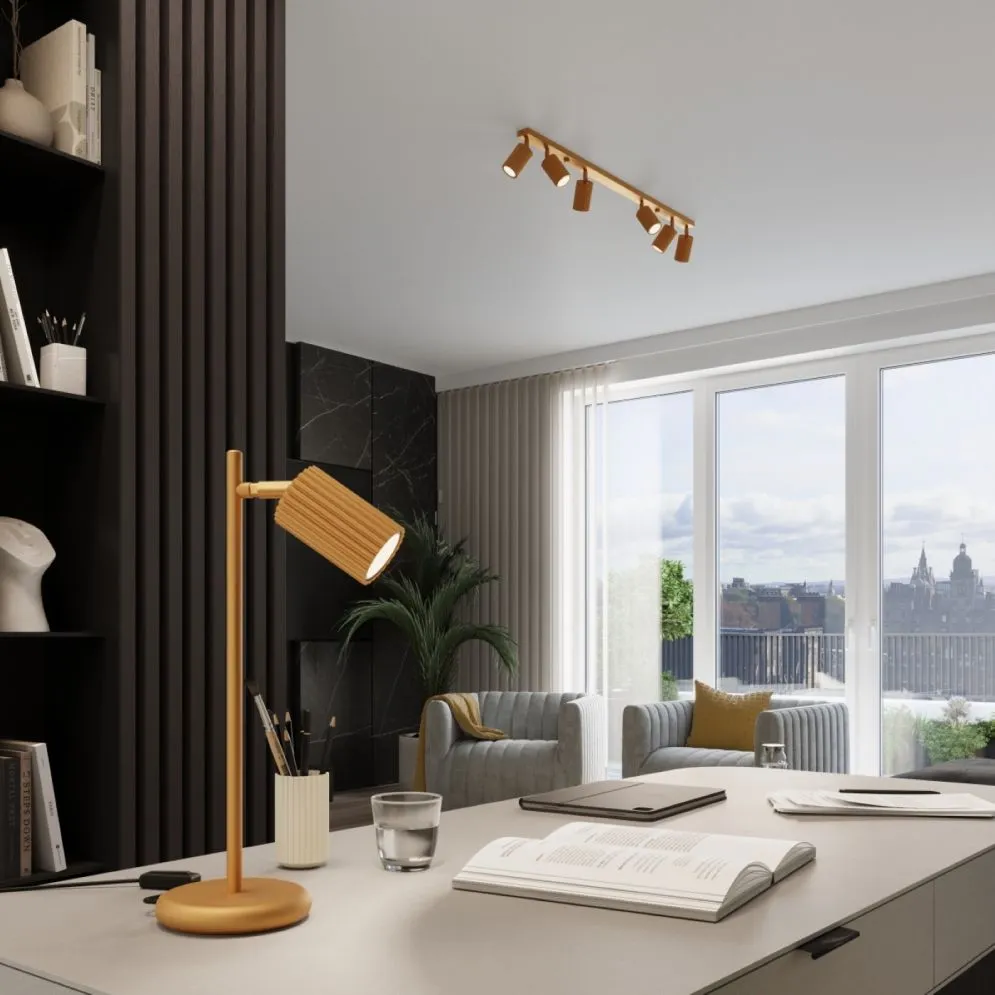 Lampa wisząca KARBON 2 złoty | sklep MIRAT kolekcja karbon