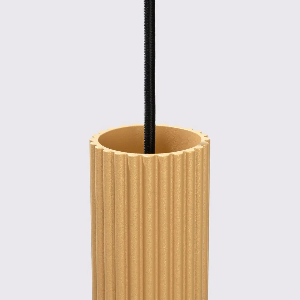 Lampa wisząca KARBON 2 złoty | sklep MIRAT kolekcja karbon