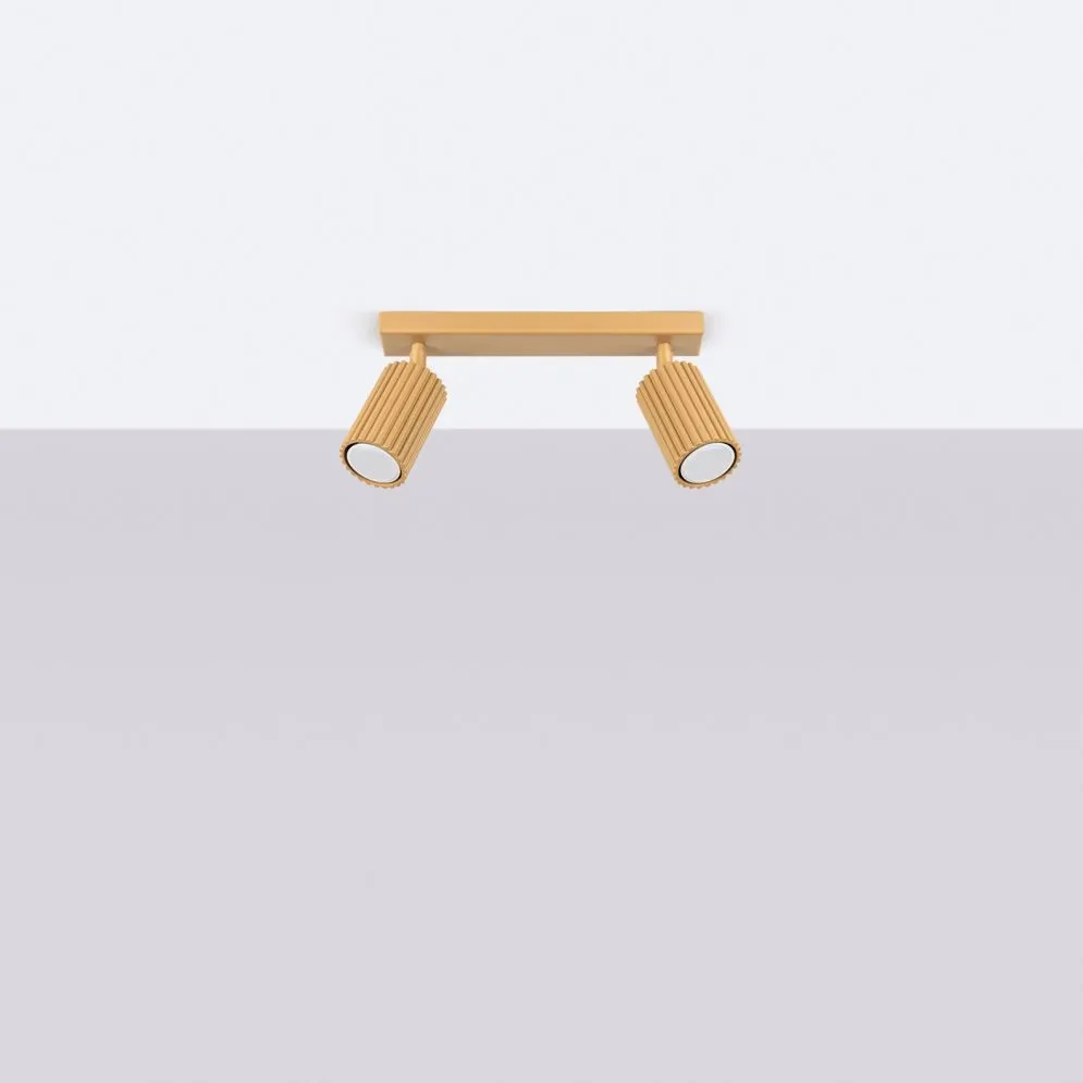 Plafon KARBON 2 złoty | sklep MIRAT kolekcja karbon