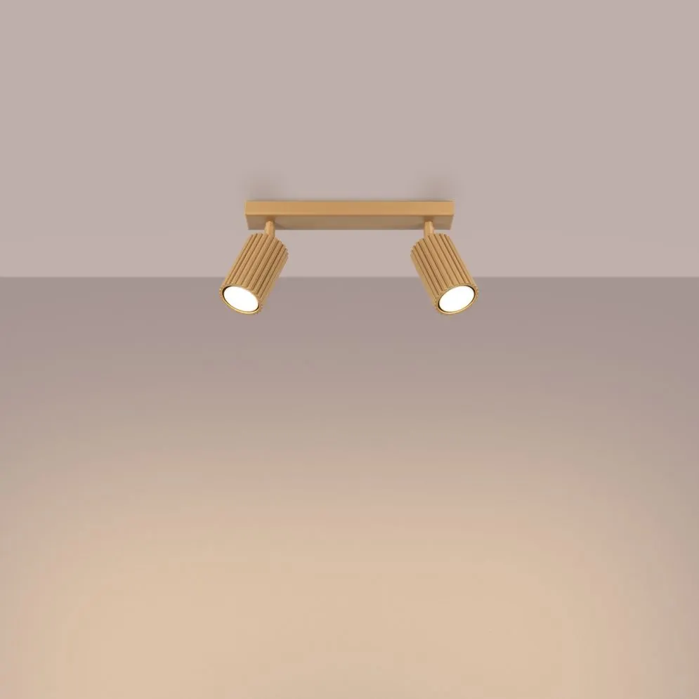 Plafon KARBON 2 złoty | sklep MIRAT kolekcja karbon