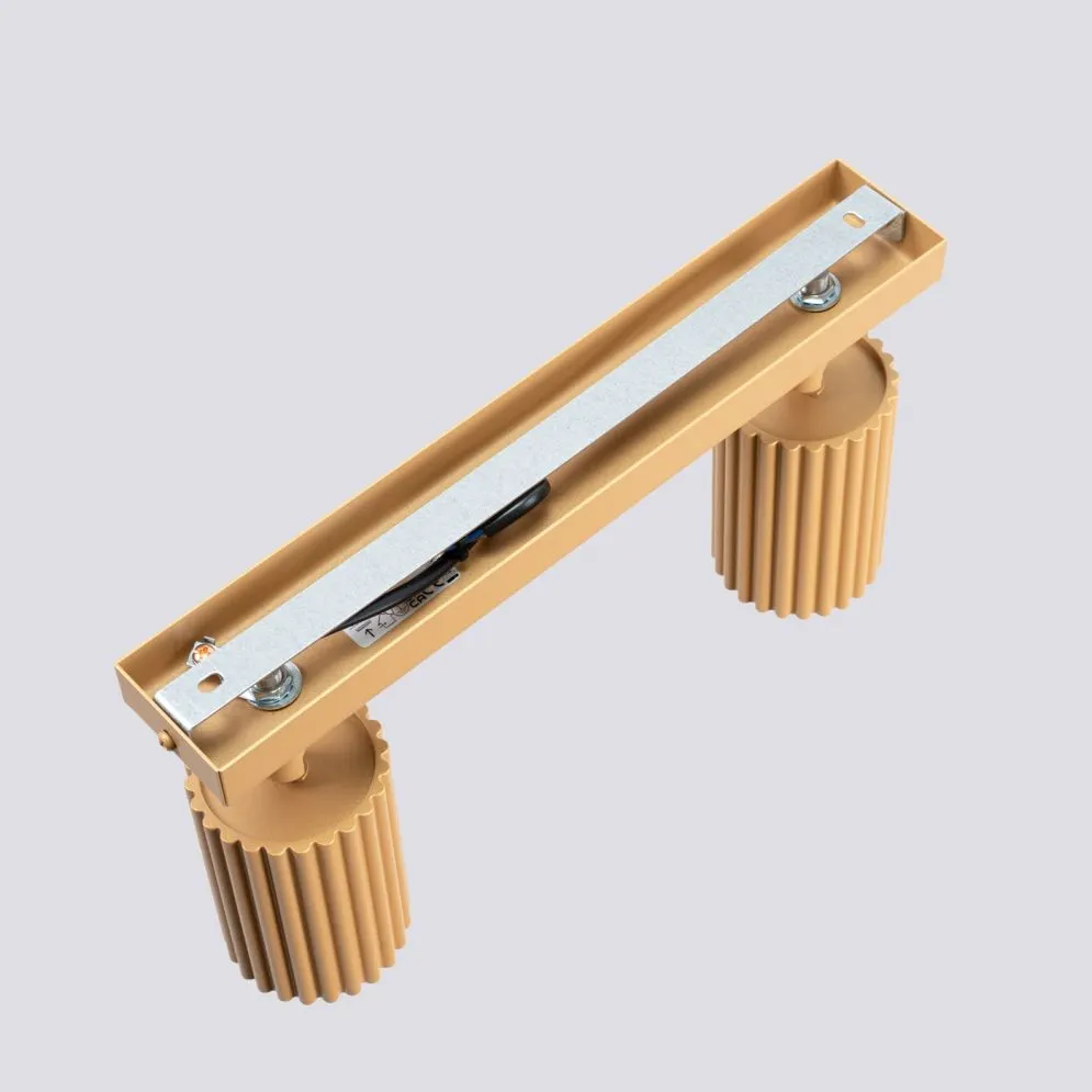 Plafon KARBON 2 złoty | sklep MIRAT kolekcja karbon