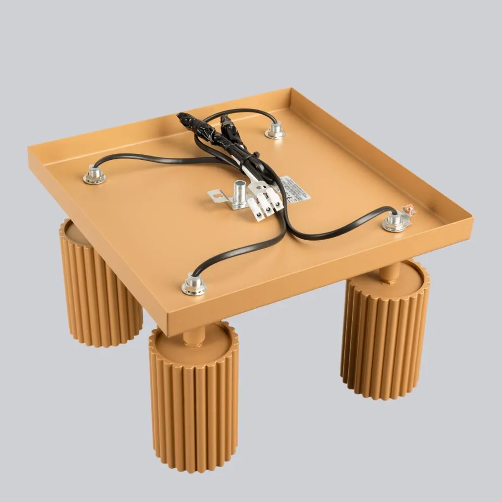 Plafon KARBON 4 złoty | sklep MIRAT kolekcja karbon