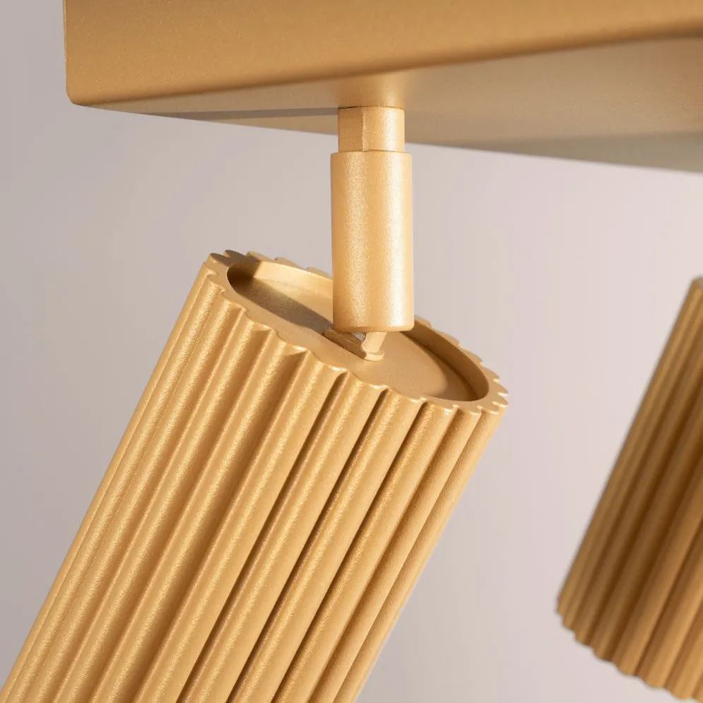 Plafon KARBON 4 złoty | sklep MIRAT kolekcja karbon