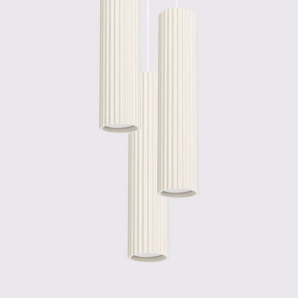 Lampa wisząca KARBON 3P beżowy | sklep MIRAT kolekcja karbon