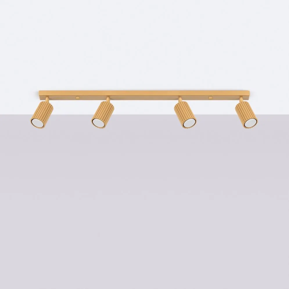 Plafon KARBON 4L złoty | sklep MIRAT kolekcja karbon