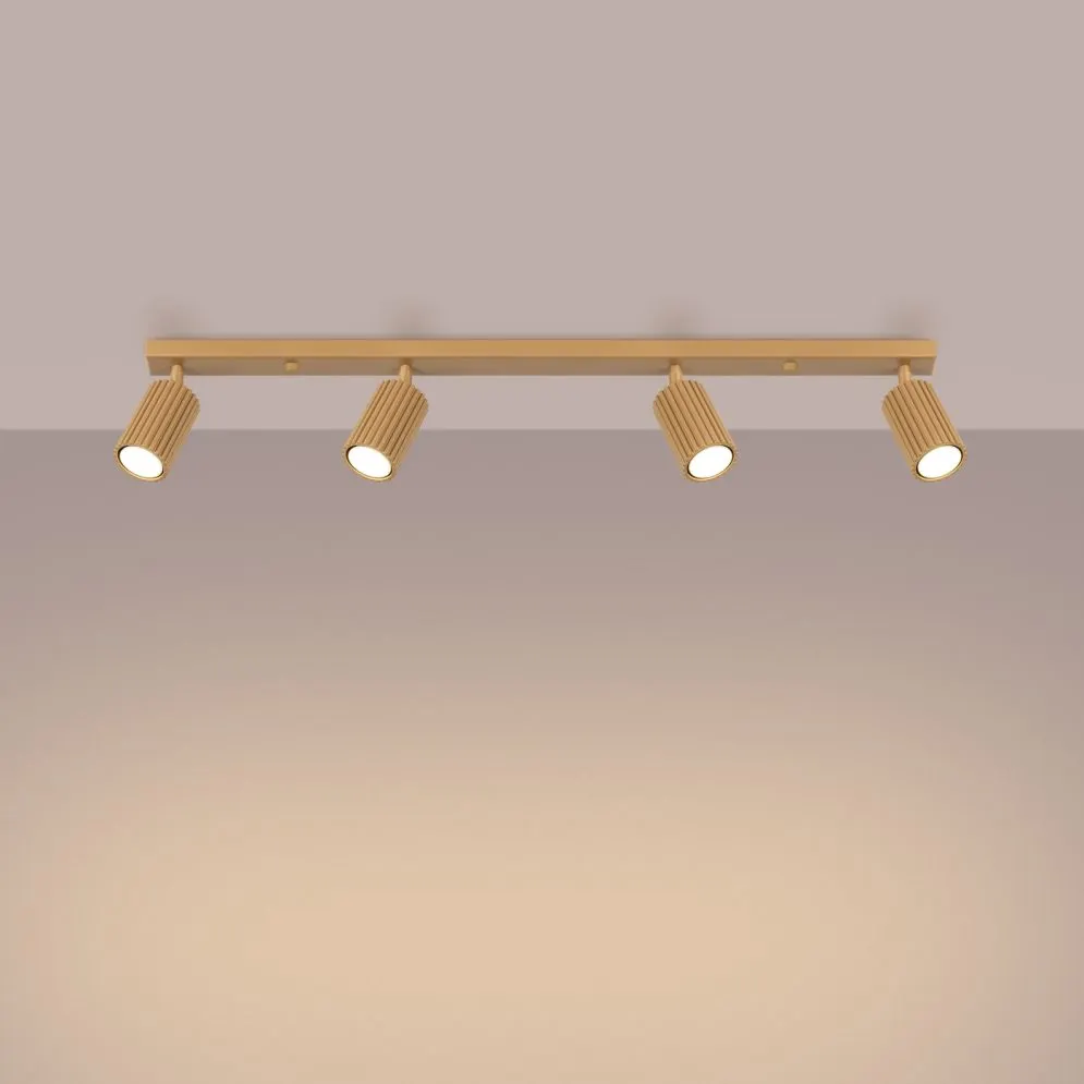 Plafon KARBON 4L złoty | sklep MIRAT kolekcja karbon