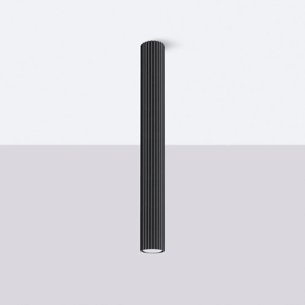 Plafon KARBON 60 czarny | sklep MIRAT  kolekcja karbon