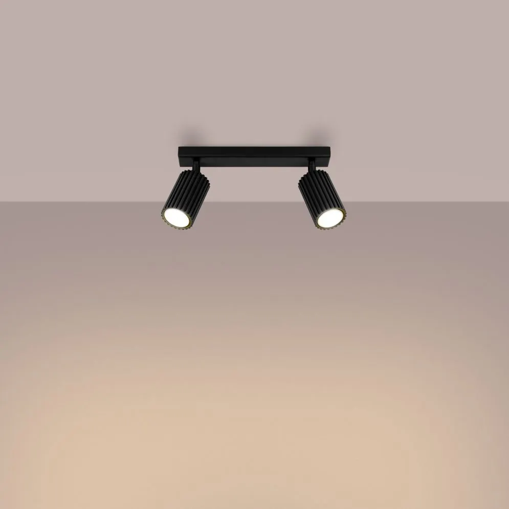 Plafon KARBON 2 czarny | sklep MIRAT  kolekcja karbon