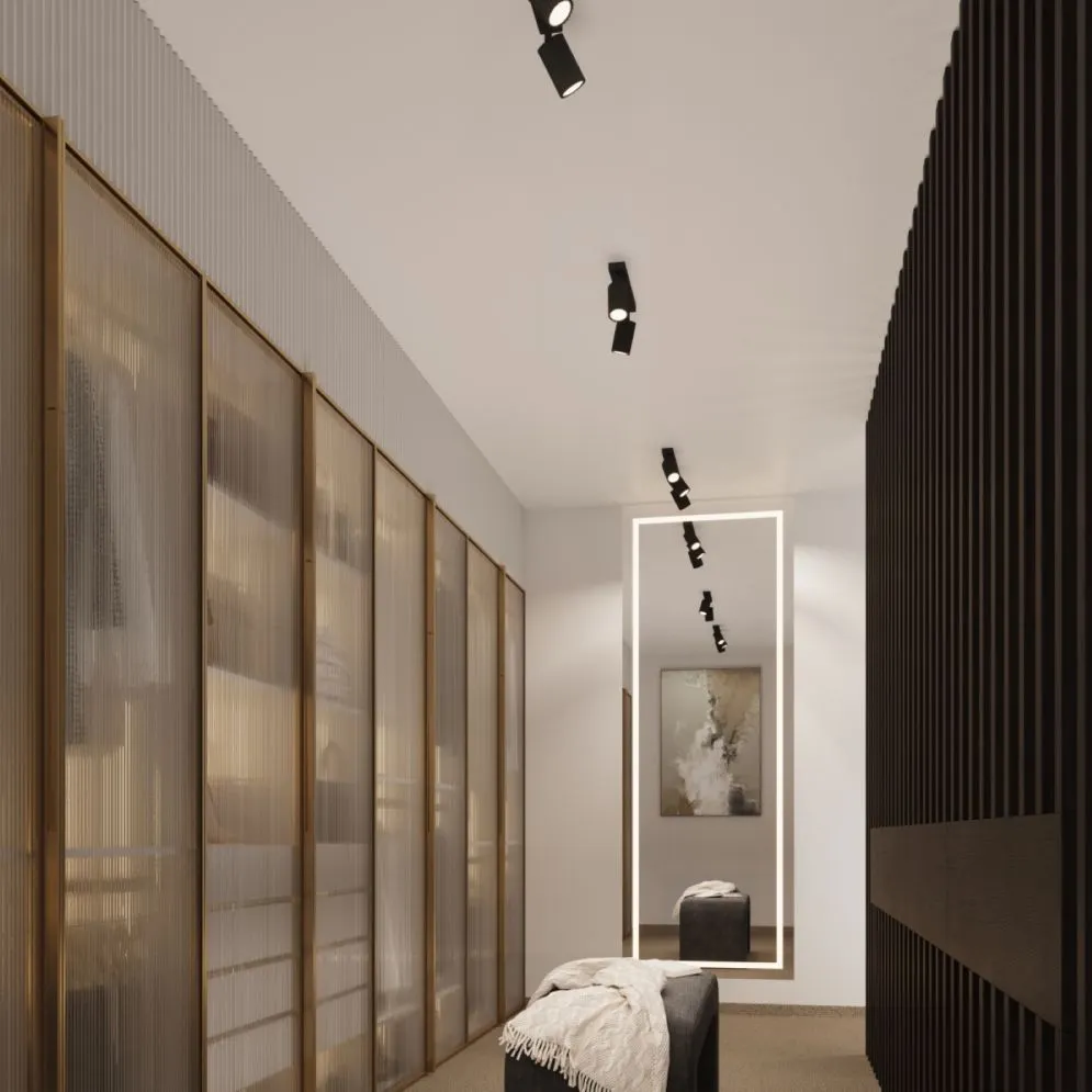 Plafon KARBON 3L czarny | sklep MIRAT  kolekcja karbon