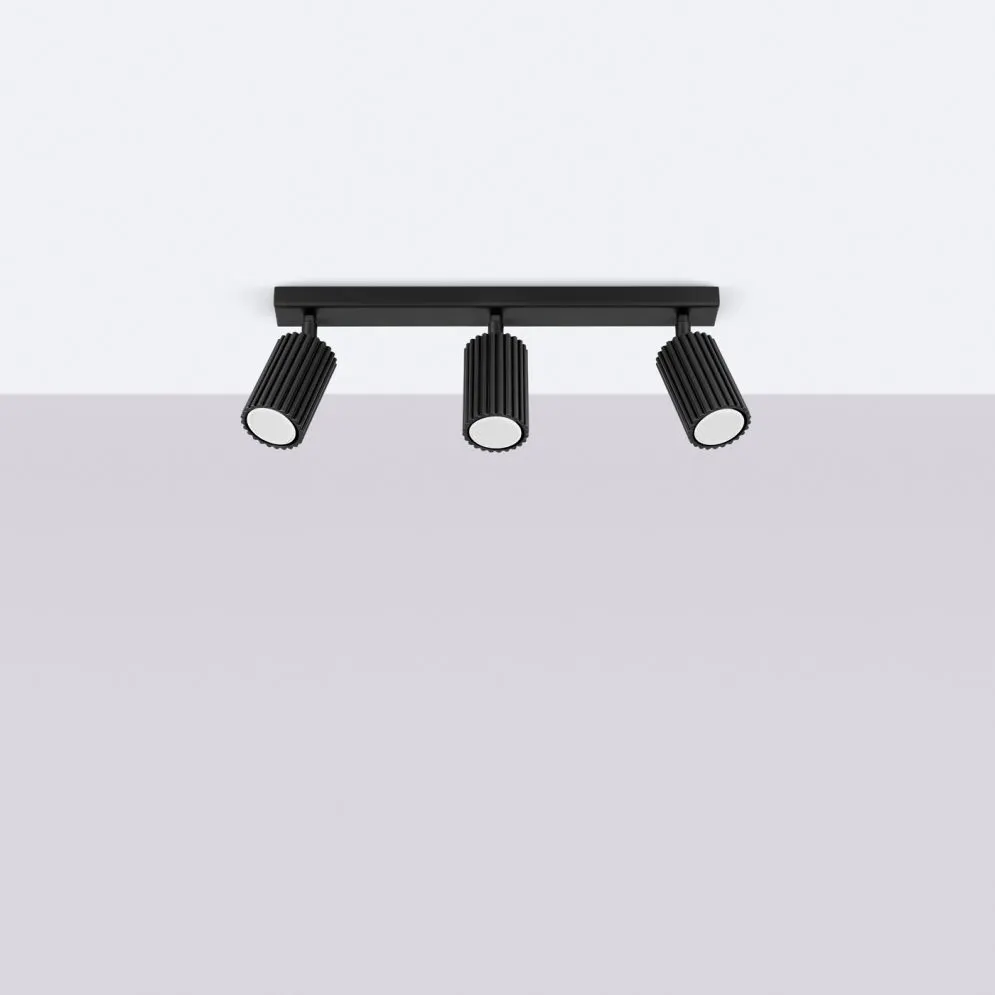 Plafon KARBON 3L czarny | sklep MIRAT  kolekcja karbon