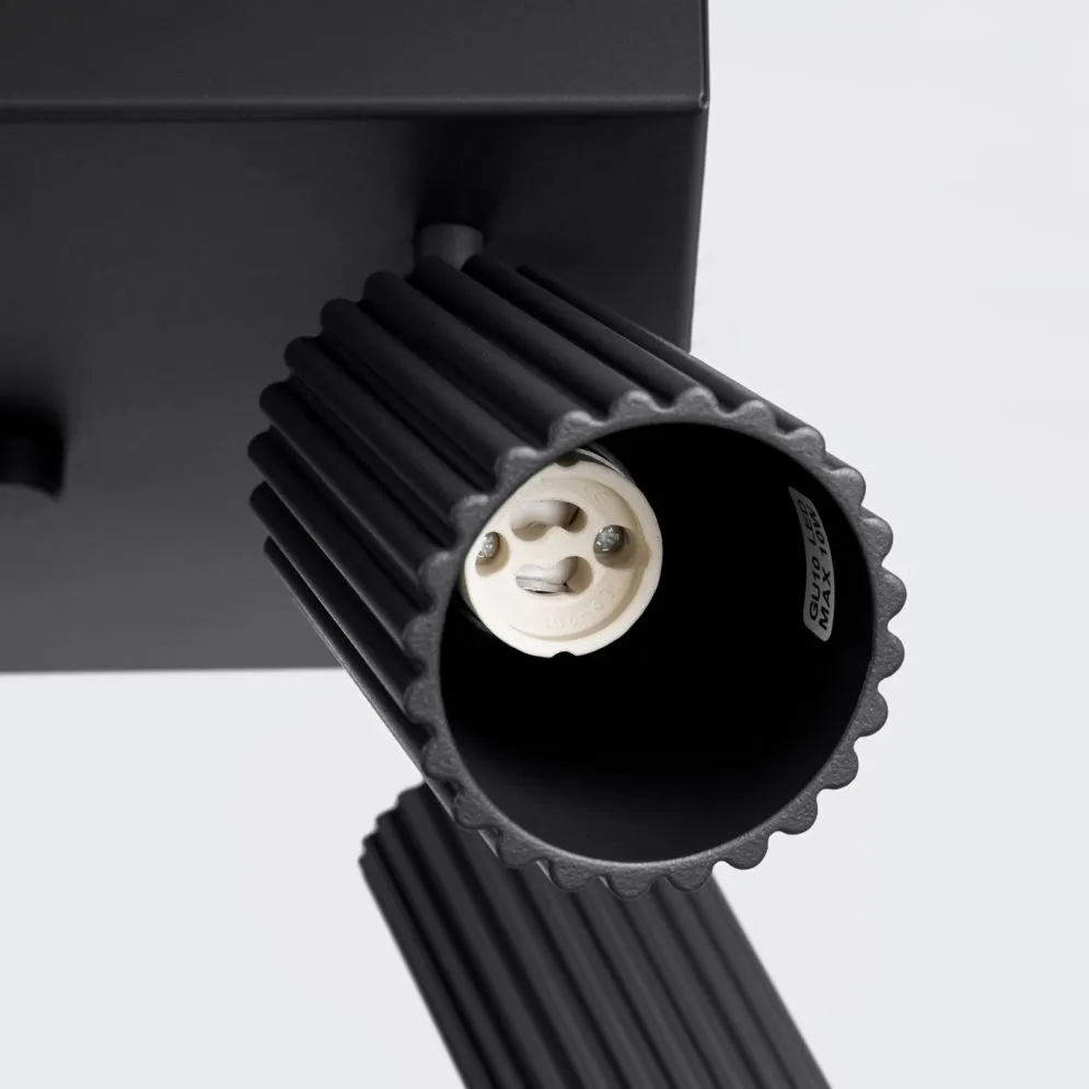 Plafon KARBON 4 czarny | sklep MIRAT  kolekcja karbon