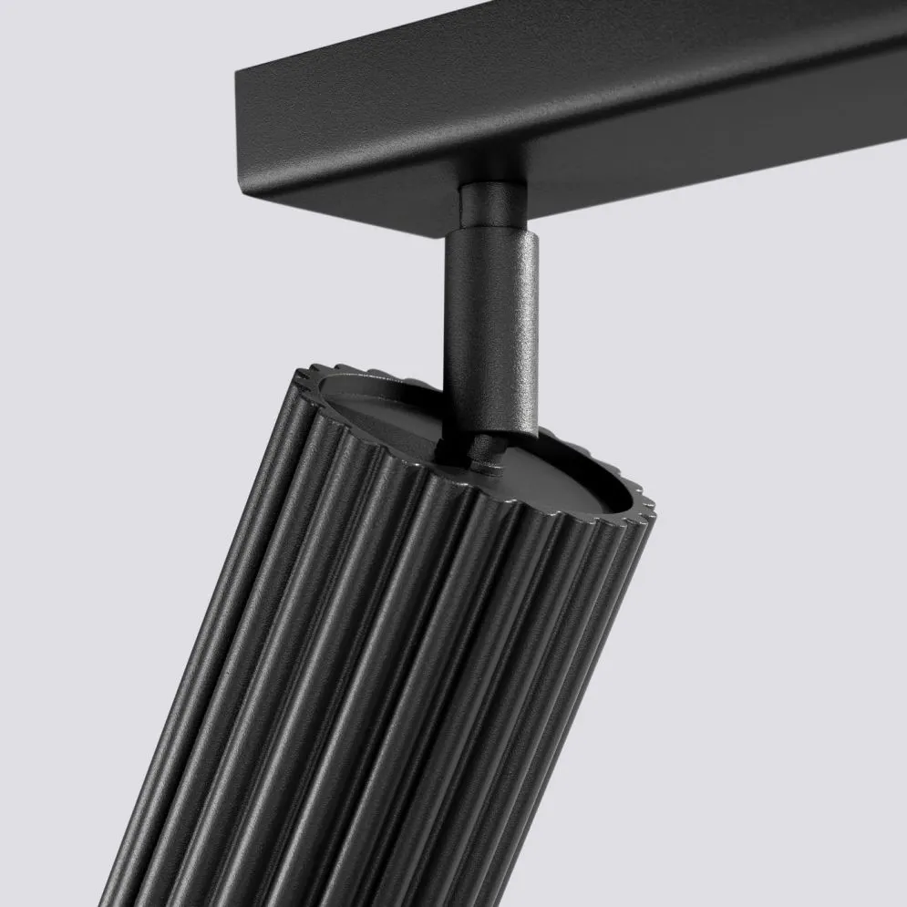 Plafon KARBON 6L czarny | sklep MIRAT  kolekcja karbon