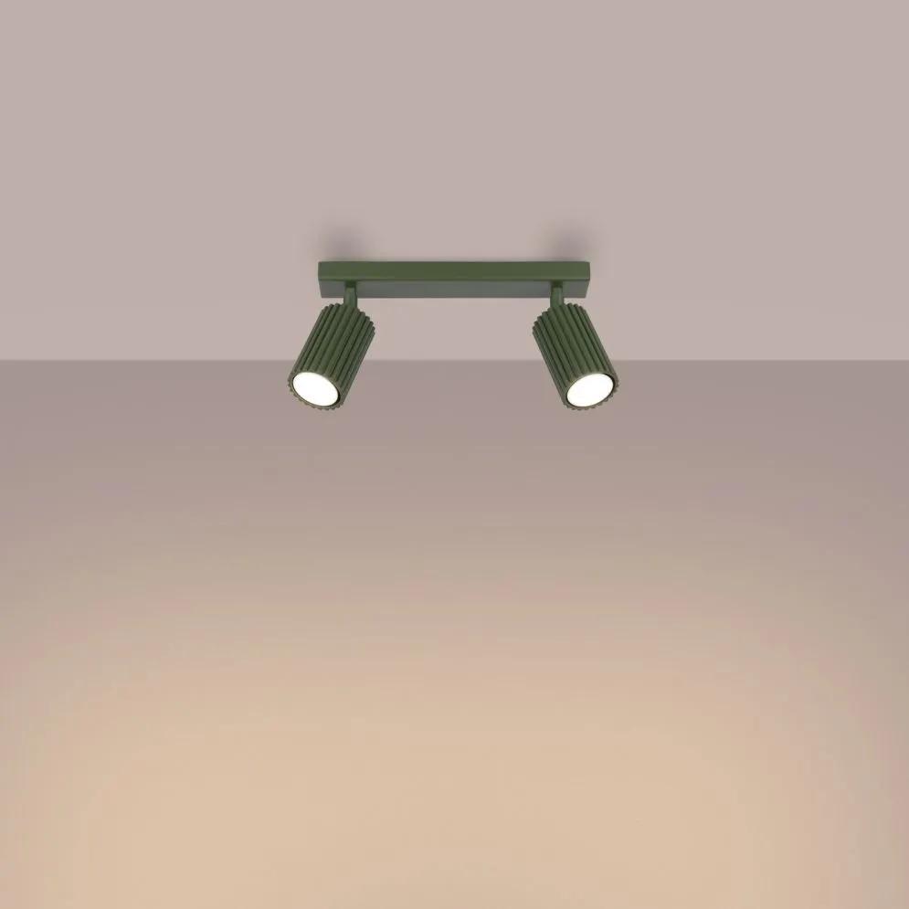 Plafon KARBON 2 zielony oliwkowy | sklep MIRAT  kolekcja karbon