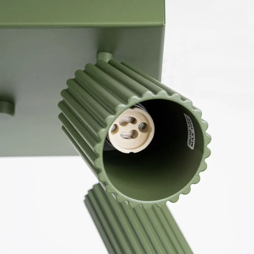 Plafon KARBON 4 zielony oliwkowy | sklep MIRAT kolekcja karbon