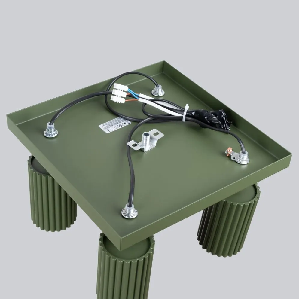 Plafon KARBON 4 zielony oliwkowy | sklep MIRAT kolekcja karbon