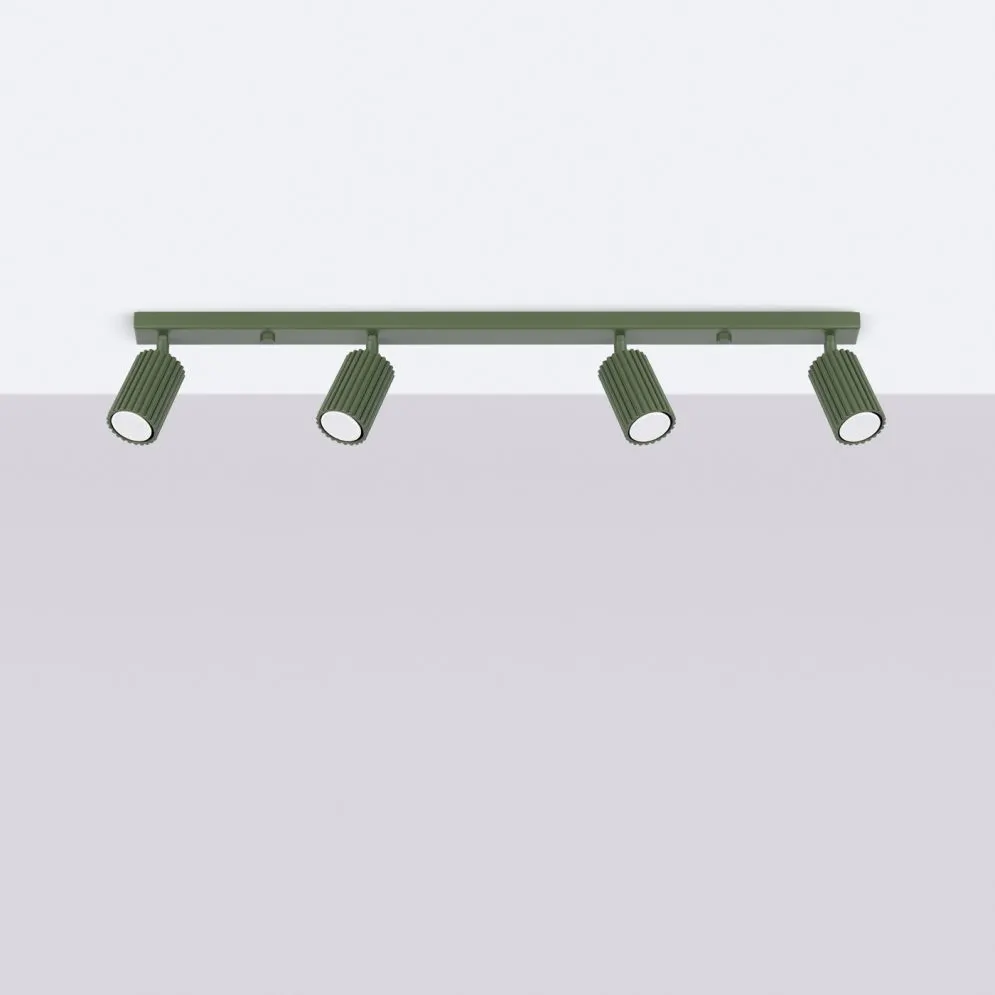 Plafon KARBON 4L zielony oliwkowy | sklep MIRAT kolekcja karbon