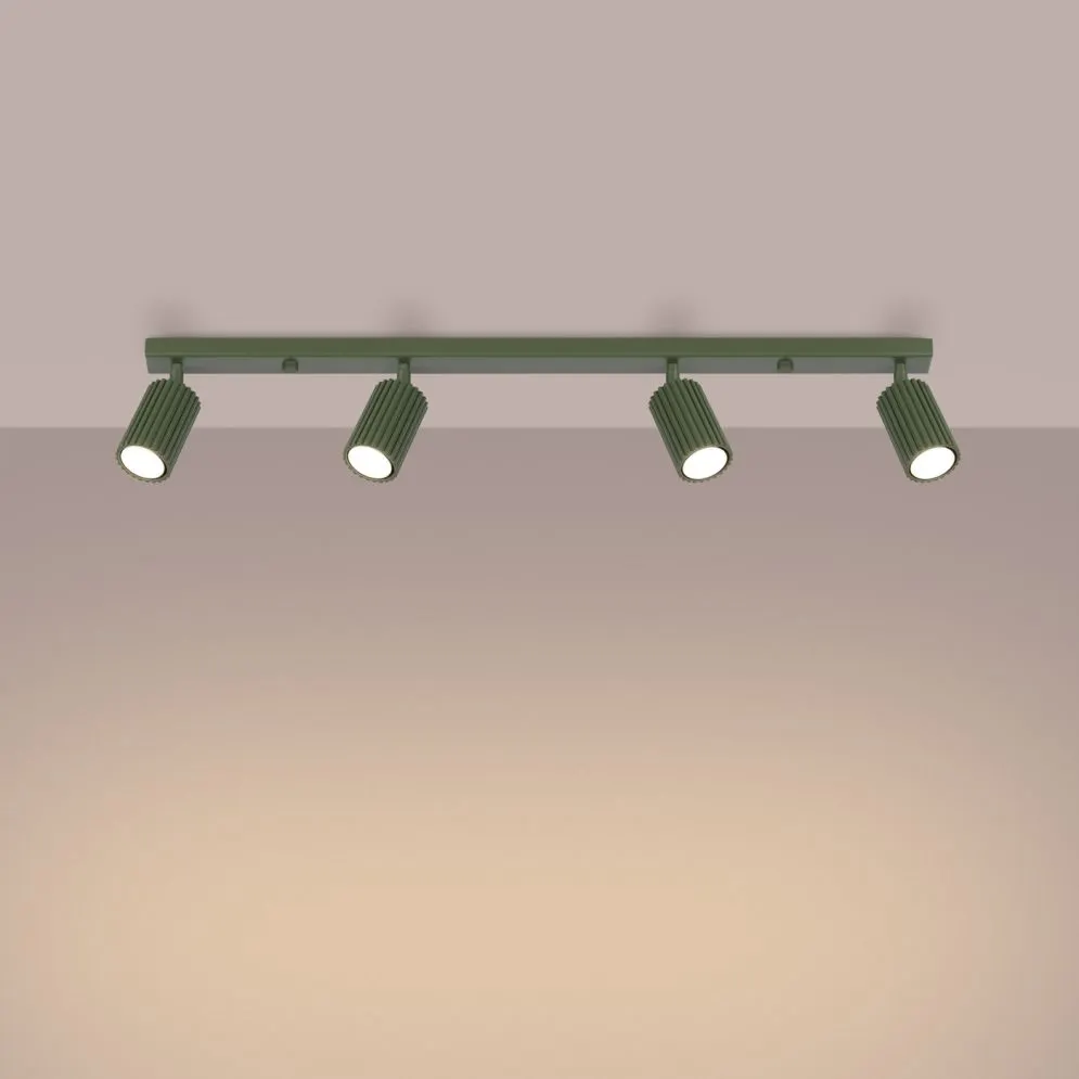 Plafon KARBON 4L zielony oliwkowy | sklep MIRAT kolekcja karbon