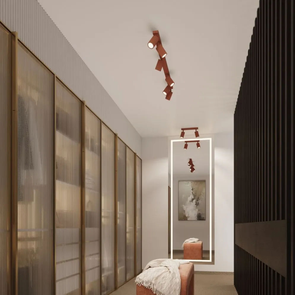 Plafon KARBON 40 ochra czerwona | sklep MIRAT  kolekcja karbon