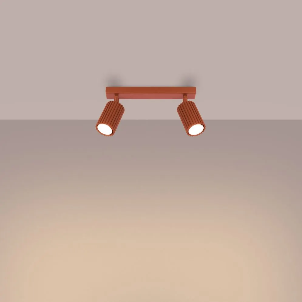 Plafon KARBON 2 ochra czerwona | sklep MIRAT kolekcja karbon