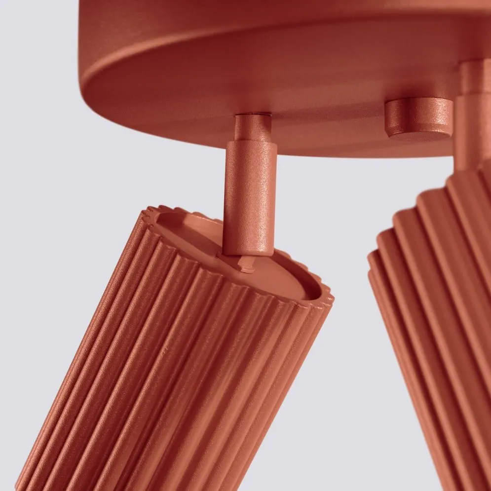 Plafon KARBON 3P ochra czerwona | sklep MIRAT  kolekcja karbon