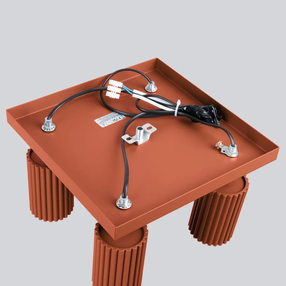 Plafon KARBON 4 ochra czerwona | sklep MIRAT kolekcja karbon