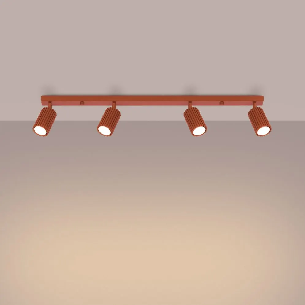 Plafon KARBON 4L ochra czerwona | sklep MIRAT kolekcja karbon