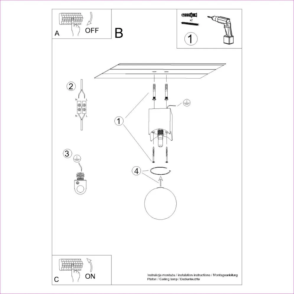 Plafon SOLIS naturalne drewno | sklep MIRAT  kolekcja solis